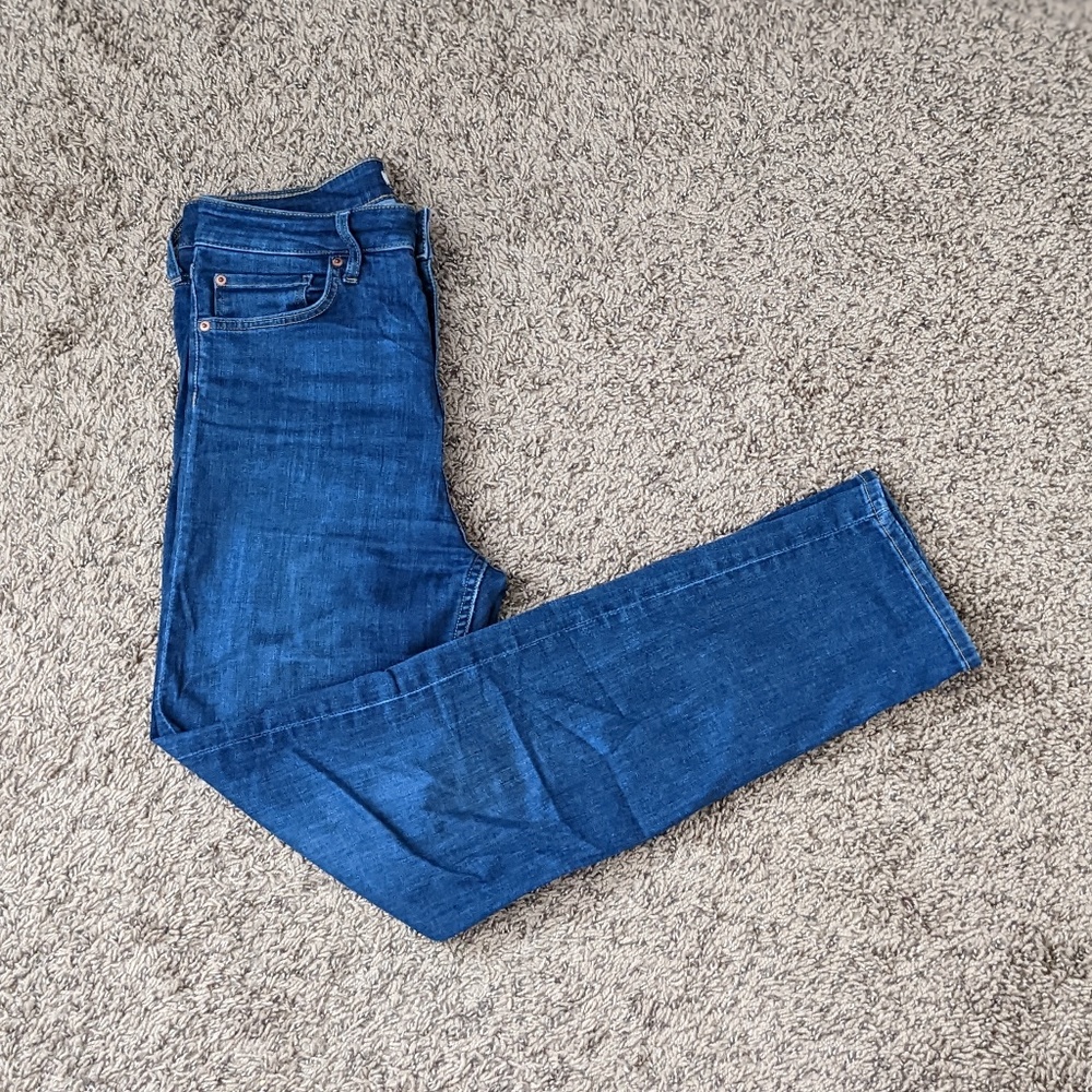 H&M straight-leg, high-rise jeans